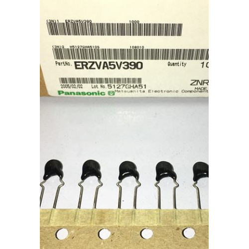 Panasinic varistor ERZVA5V390 V390 05D390K 39V 5MM 10pcs/lot Panasinic varistor ERZVA5V390 V390 05D390K 39V 5MM 10pcs/lot
